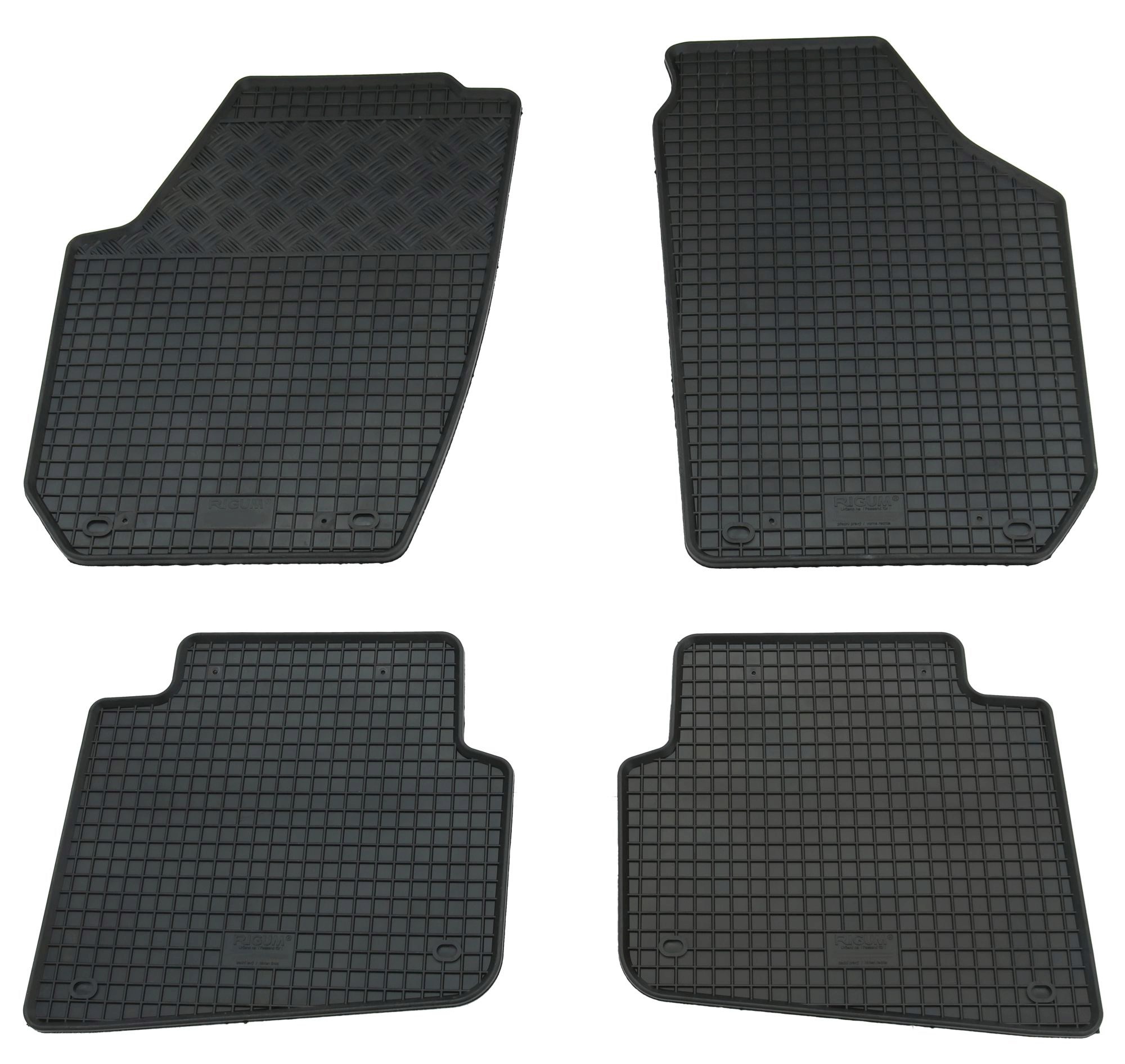 Gummi Fußmatten für Skoda Roomster