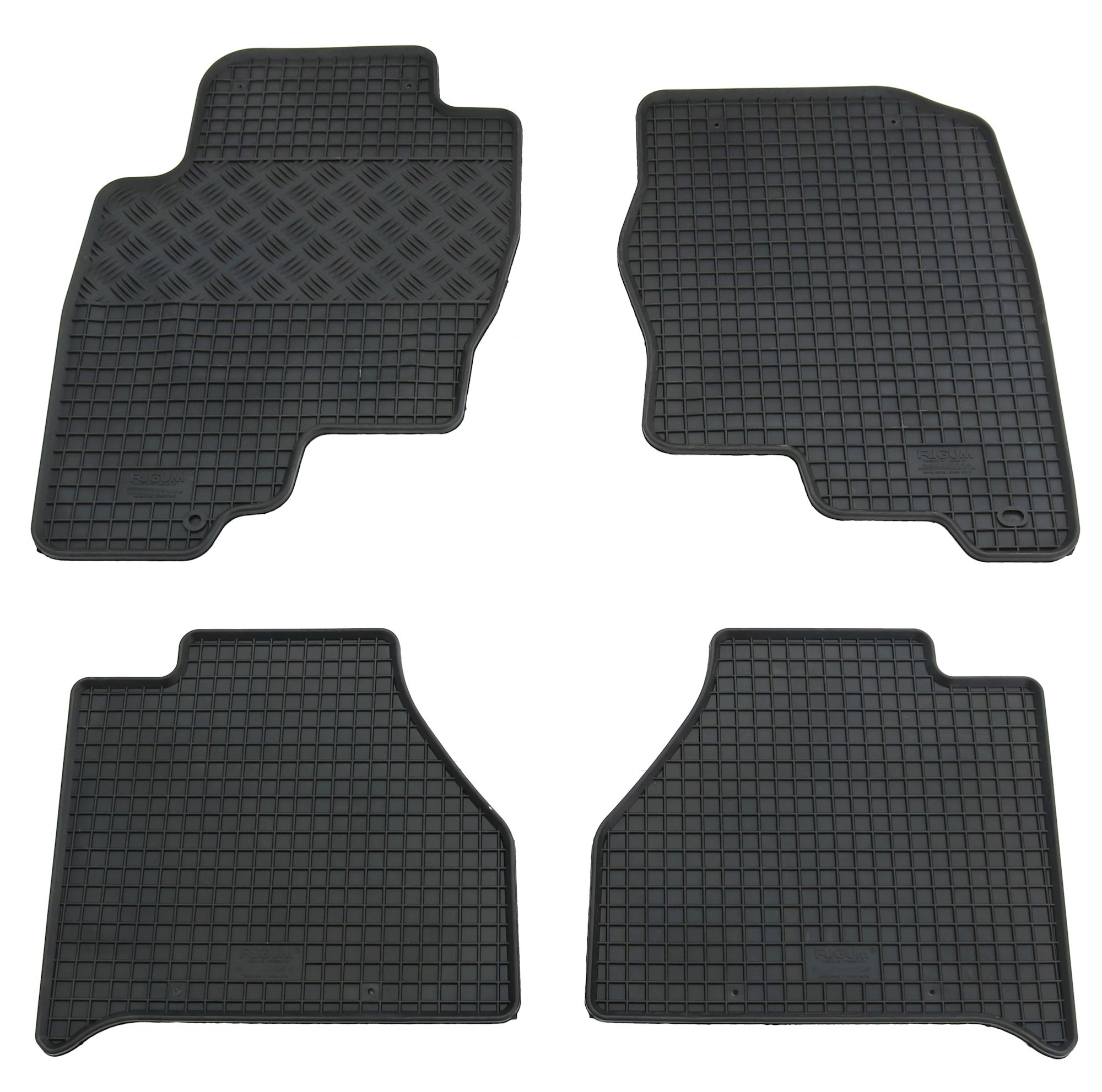 Gummi Fußmatten für Nissan Navara 3