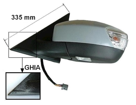 Spiegel für Ford Galaxy / links