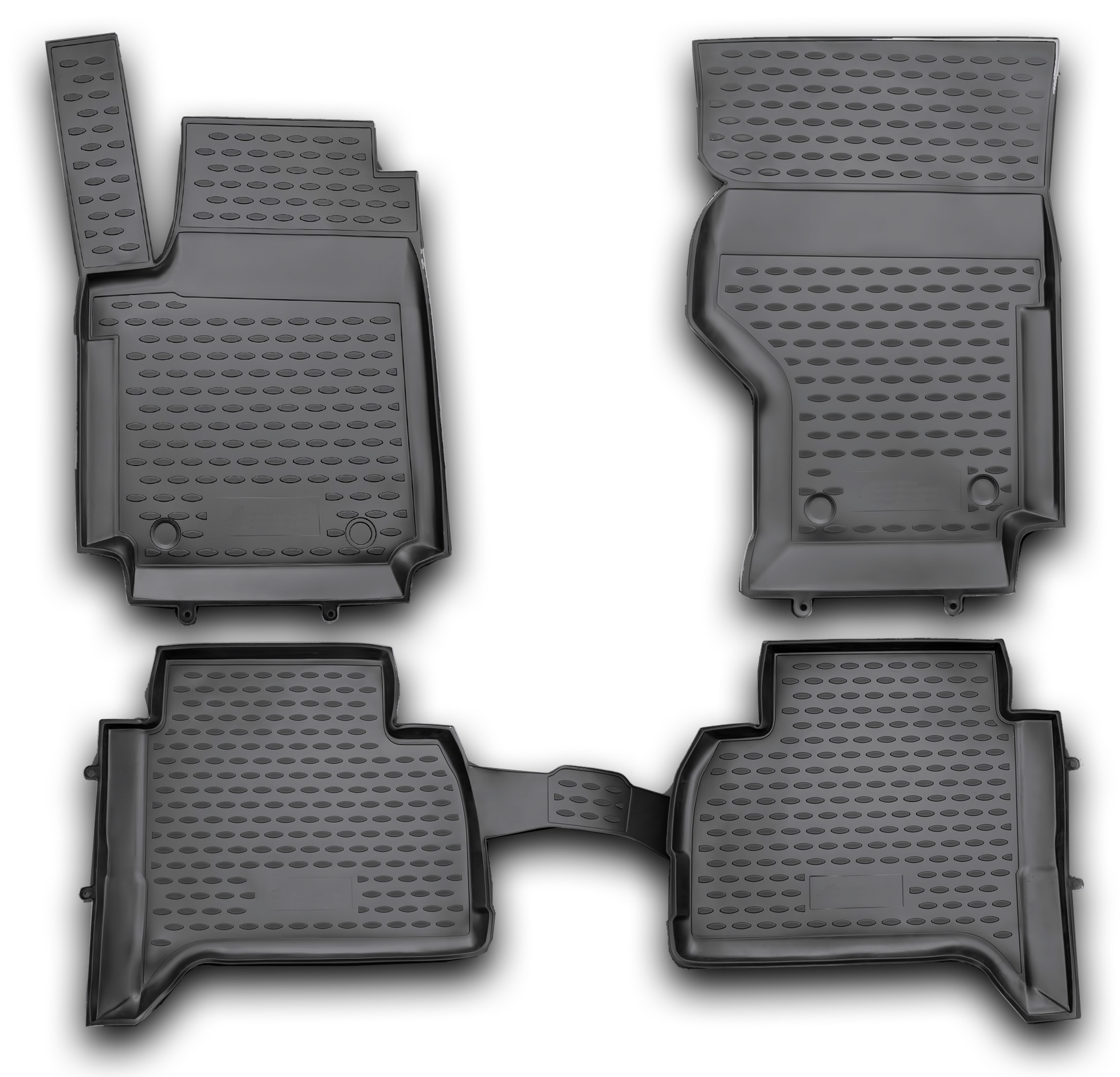 TPE Gummi Fußmatten für VW Amarok