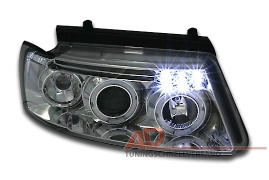 Angel Eyes Scheinwerfer für VW Passat 3B in Chrom