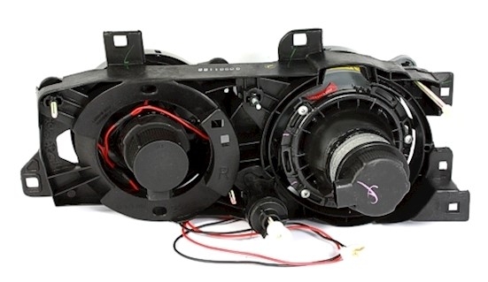 Angel Eyes Scheinwerfer für BMW E34 + E32 in Schw.