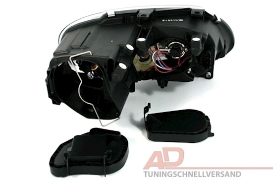 Scheinwerfer für VW Touran / schwarz, links