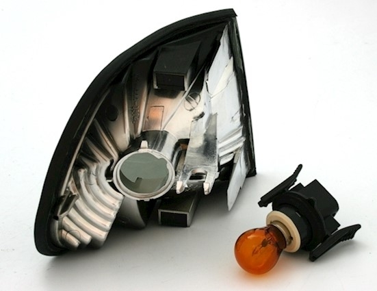 Frontblinker für 7er BMW E38 in Klarglas Smoke