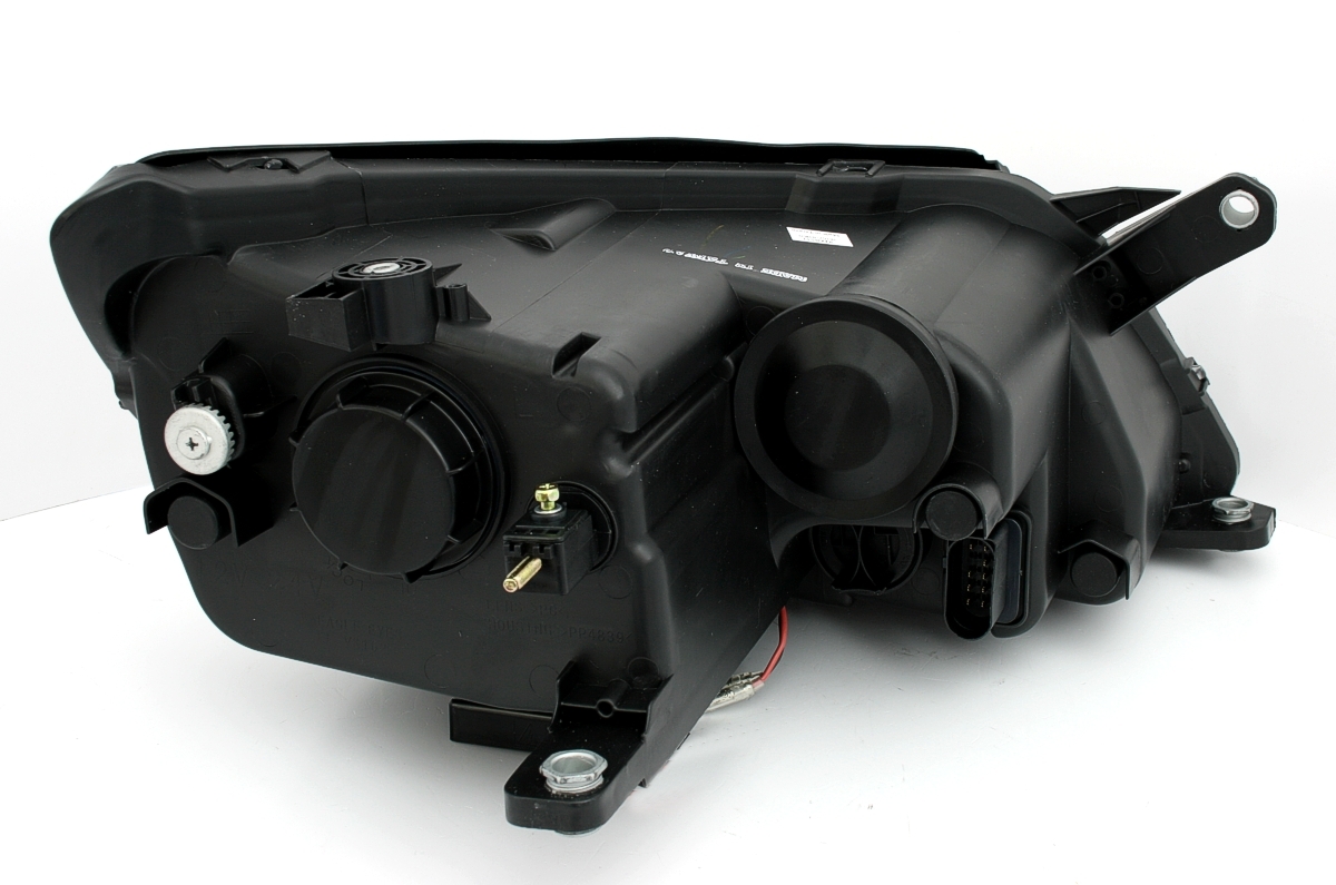 CCFL Angel Eyes Scheinwerfer für VW Tiguan/Schwarz