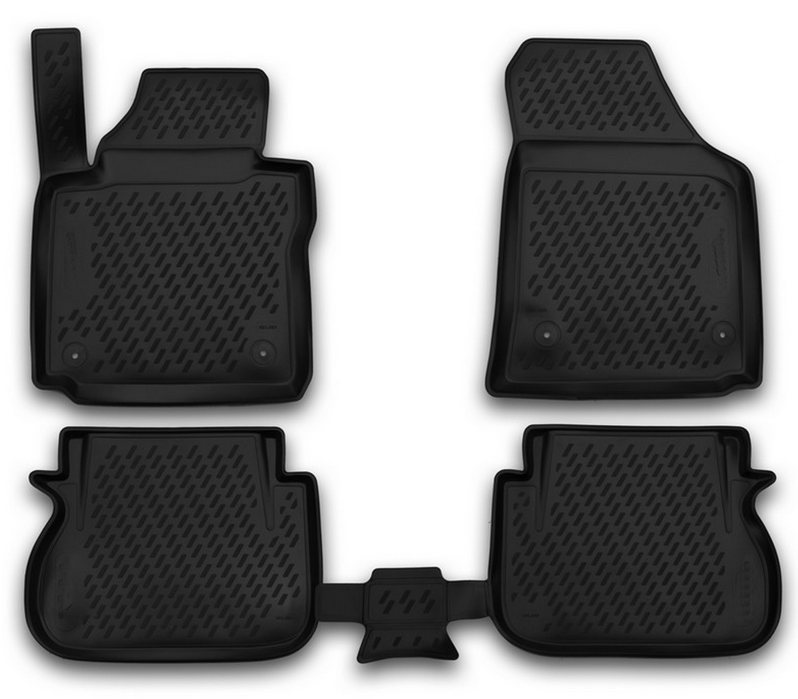 TPE Gummi Fußmatten für VW Caddy 4