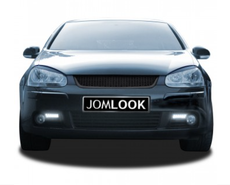 Kühlergrill ohne Emblem für VW Golf 5 in Schwarz