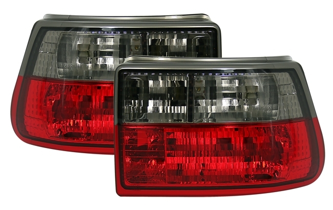 Rückleuchten Set für Opel Astra F in Rot-Grau