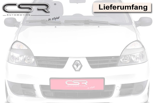 CSR Scheinwerferblenden für Renault Clio B