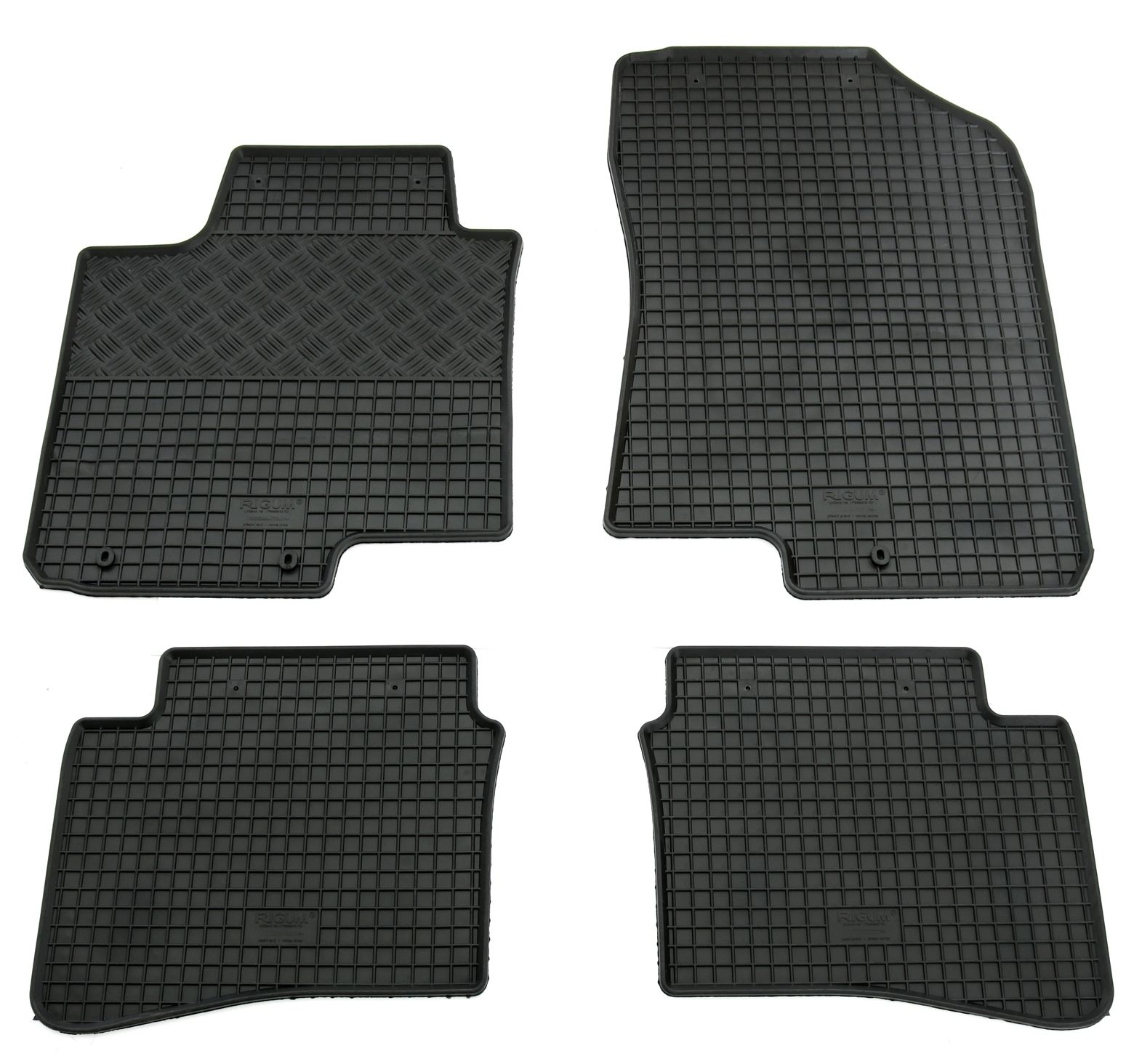 Gummi Fußmatten für Hyundai i20 II + III