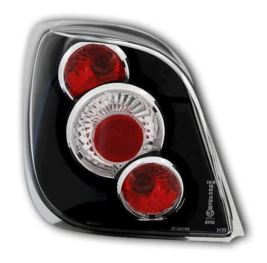 Rückleuchten für Ford Fiesta MK3 GFJ in Schwarz