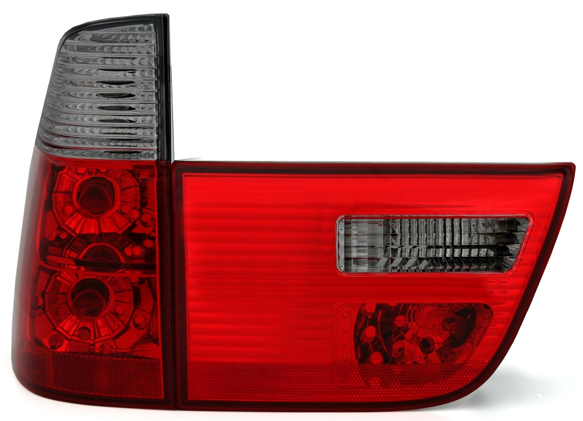 Rückleuchten für BMW X5 E53 in Rot-Smoke