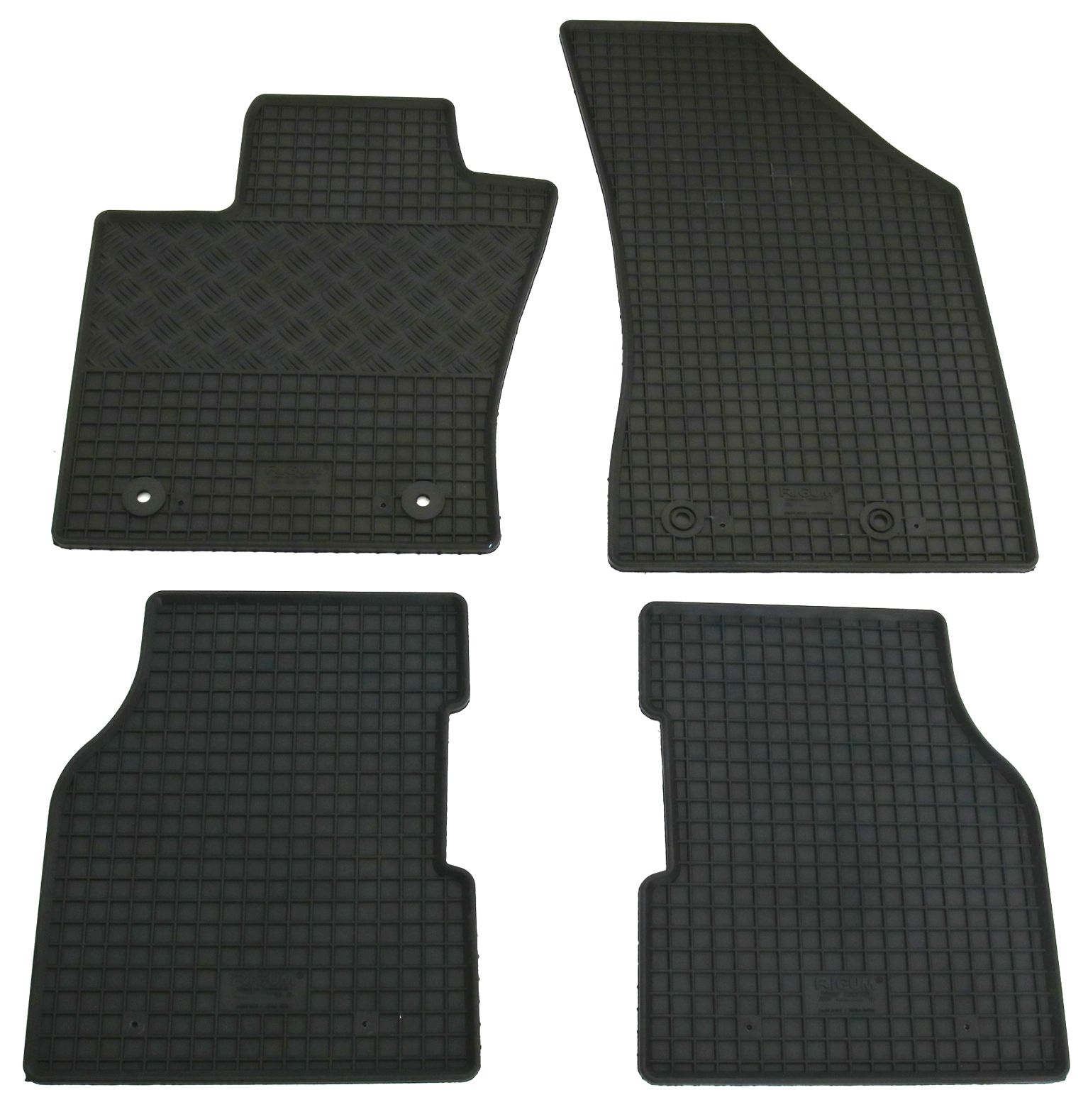 Gummi Fußmatten für Jeep Compass 2