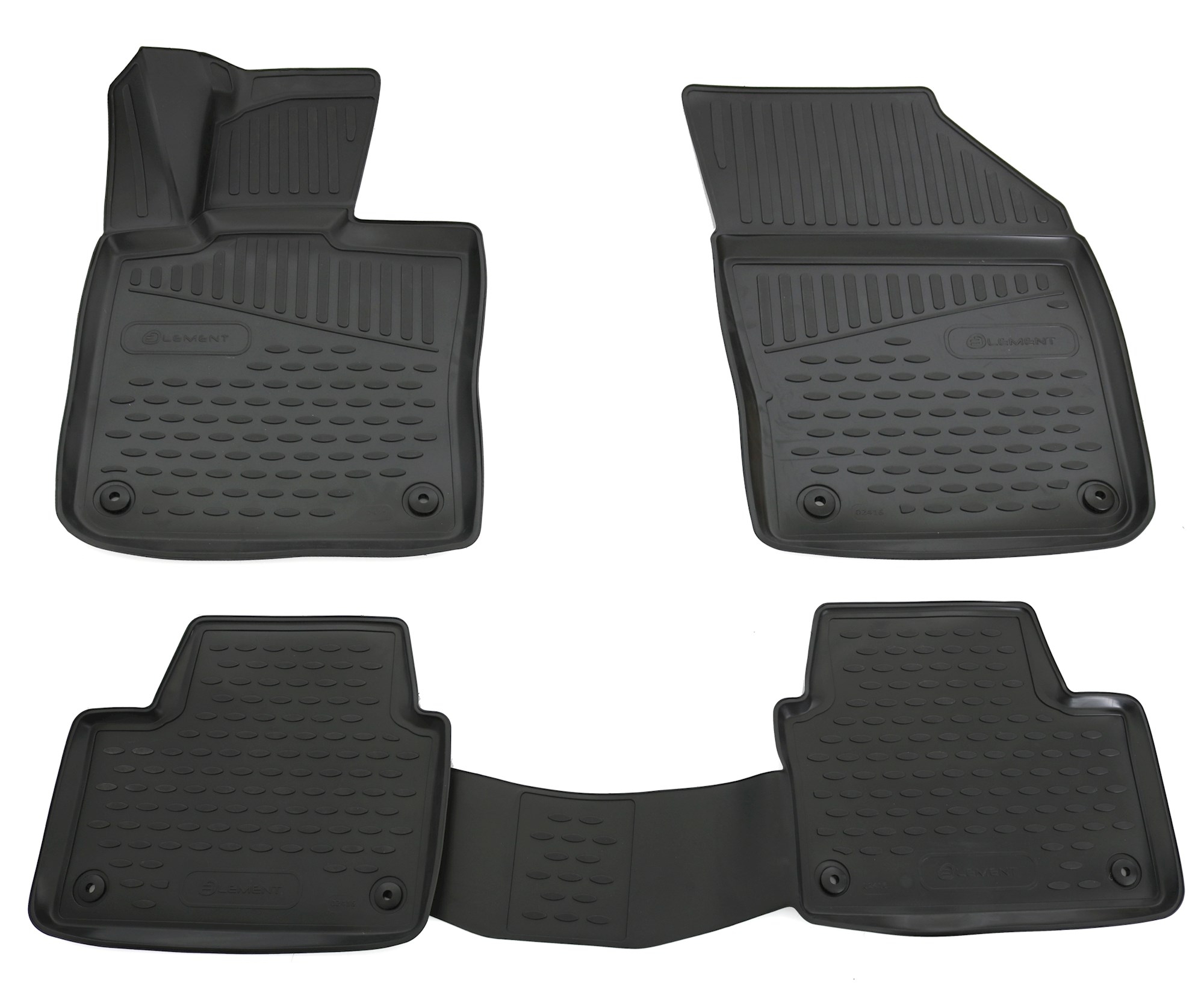 TPE Gummi Fußmatten für Volvo V60 II