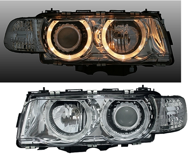 Angel Eyes Scheinwerfer für 7er BMW E38