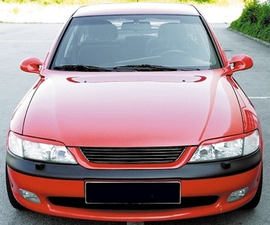 Kühlergrill ohne Emblem Opel Vectra B / Schwarz