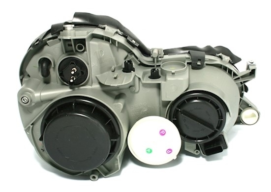 Scheinwerfer Set für Mercedes W208 in Chrom