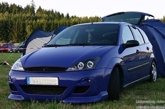 Angel Eyes Scheinwerfer für Ford Focus in Schwarz 