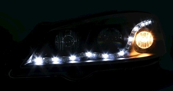 Scheinwerfer für Opel Astra G in Chrom