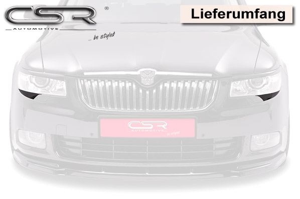 CSR Scheinwerferblenden für Skoda Superb 2 (unten)