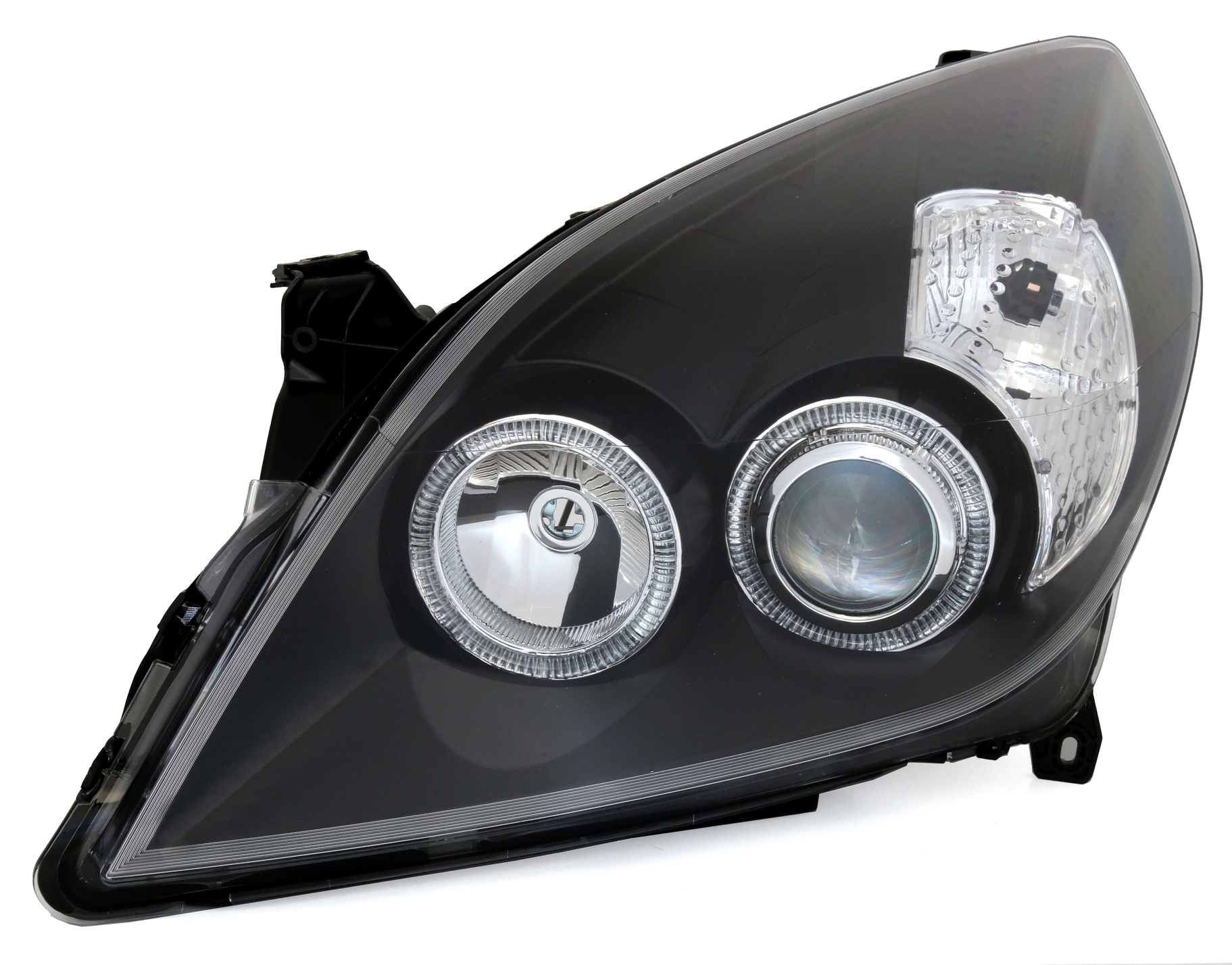 Angel Eyes Scheinwerfer für Opel Vectra C in Schw.