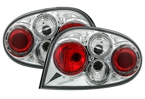 Rückleuchten für Renault Megane ab 96 in Chrom    