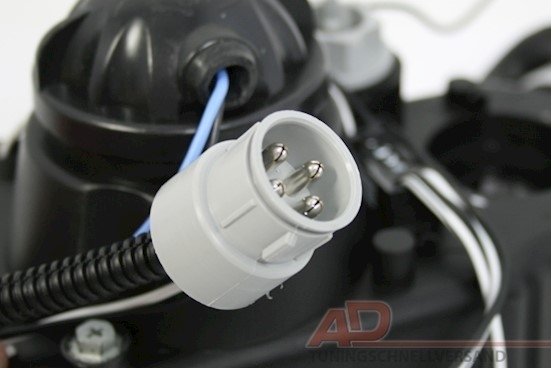 Angel Eyes Scheinwerfer für Audi 80 B4 in Schwarz