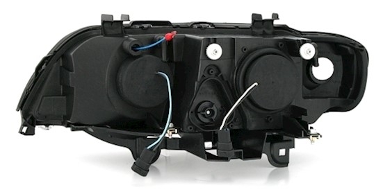 CCFL Angel Eyes Scheinwerfer für BMW X5 in Schwarz