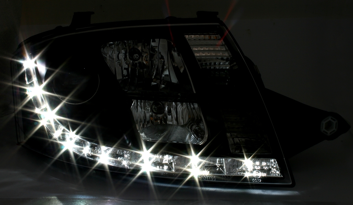 Scheinwerfer mit LED für Audi TT 8N / Schwarz     