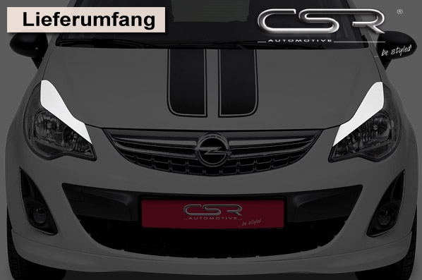 CSR Scheinwerferblenden für Opel Corsa D