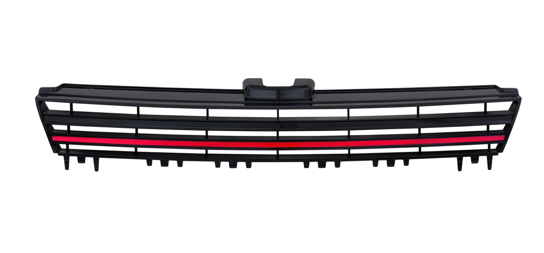 Kühlergrill für VW Golf 7 in Schwarz - Rot
