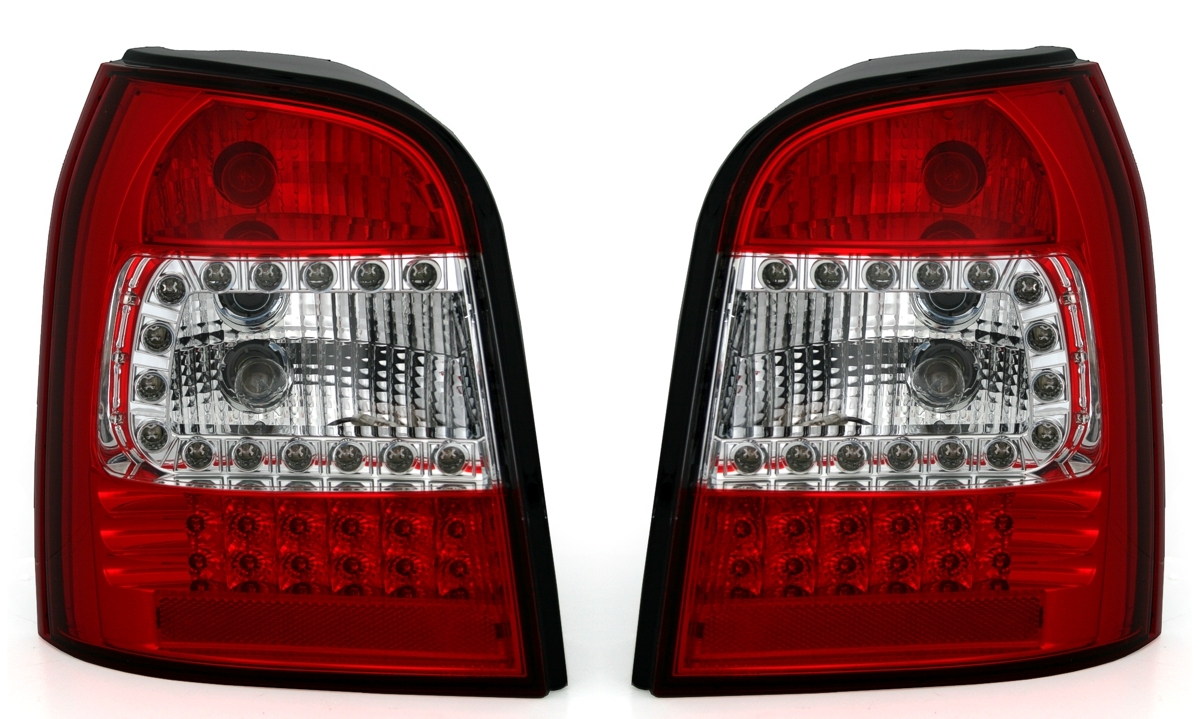 LED Rückleuchten für Audi A4 B5 Avant in Rot-Weiß