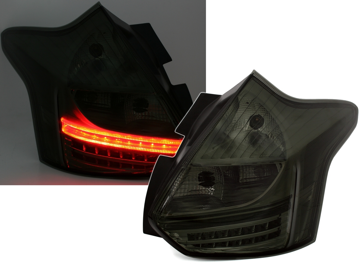 LED Rückleuchten Set für Ford Focus MK3 in Smoke
