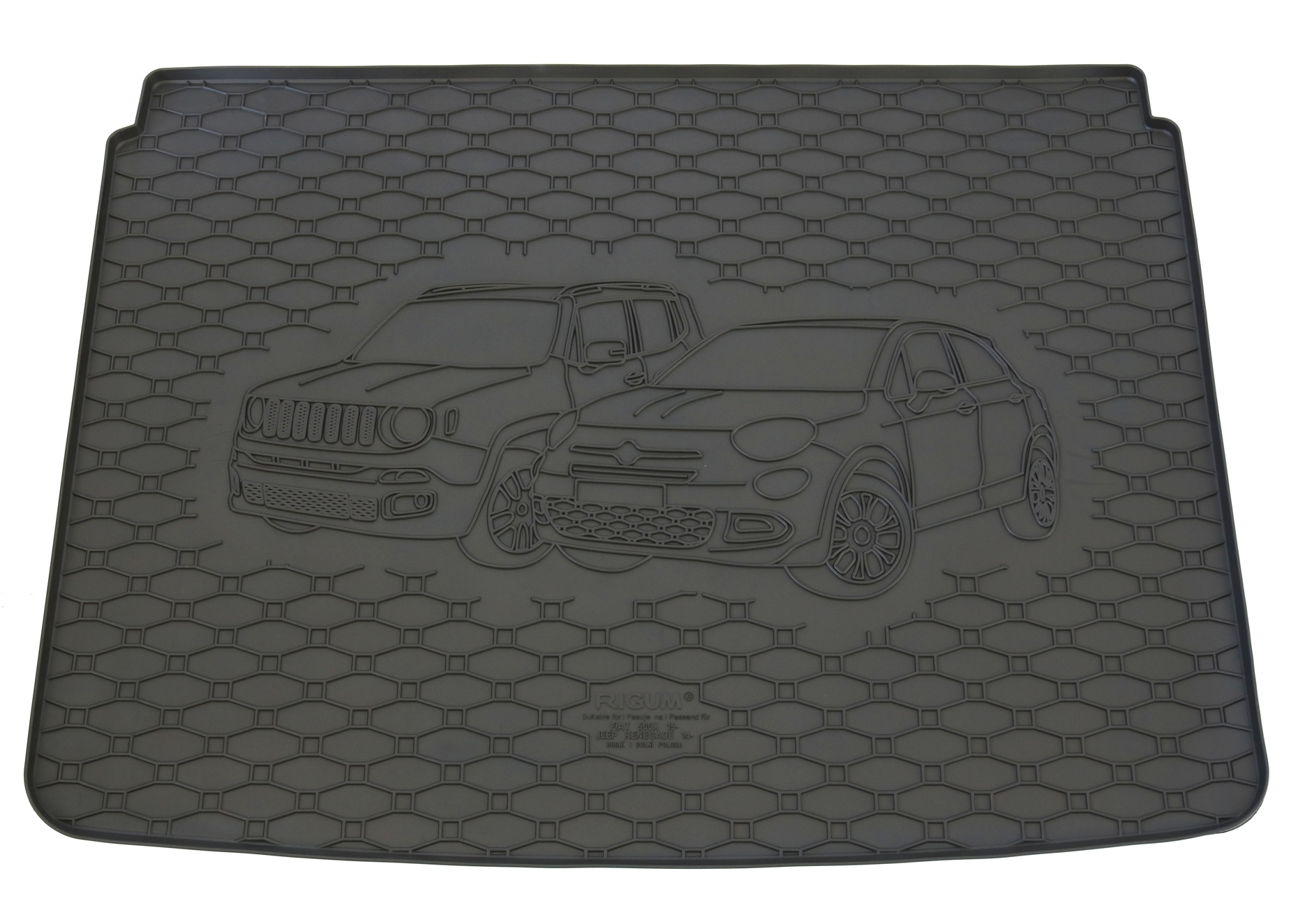 Kofferraumwanne für Fiat 500X + Jeep Renegade