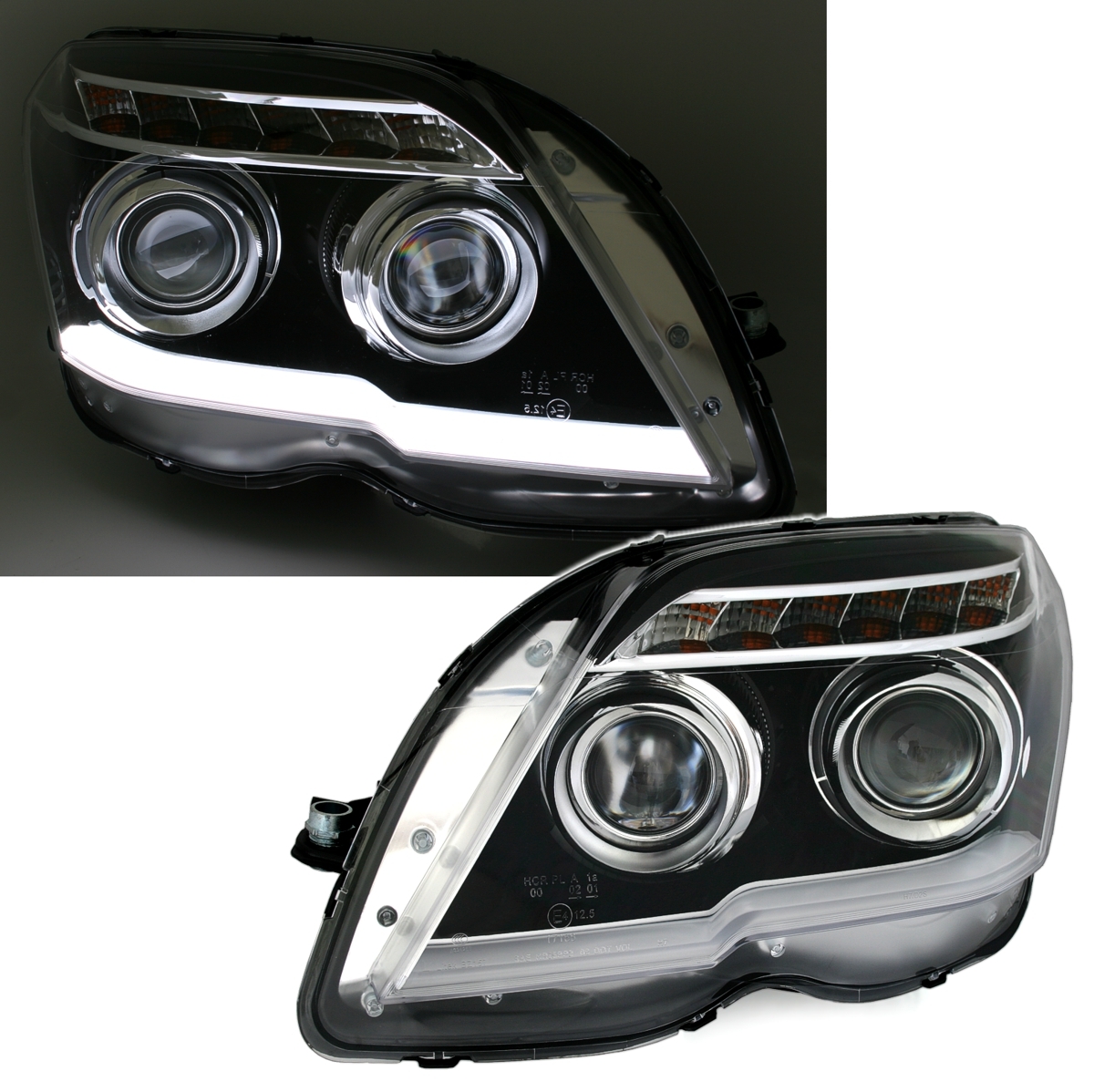 Sky Wing Scheinwerfer Set für Mercedes X204 GLK