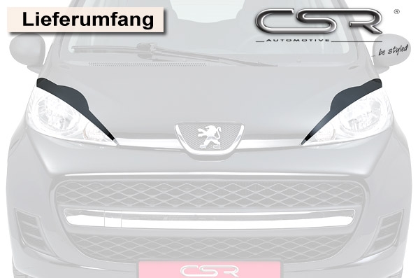 CSR Scheinwerferblenden für Peugeot 107