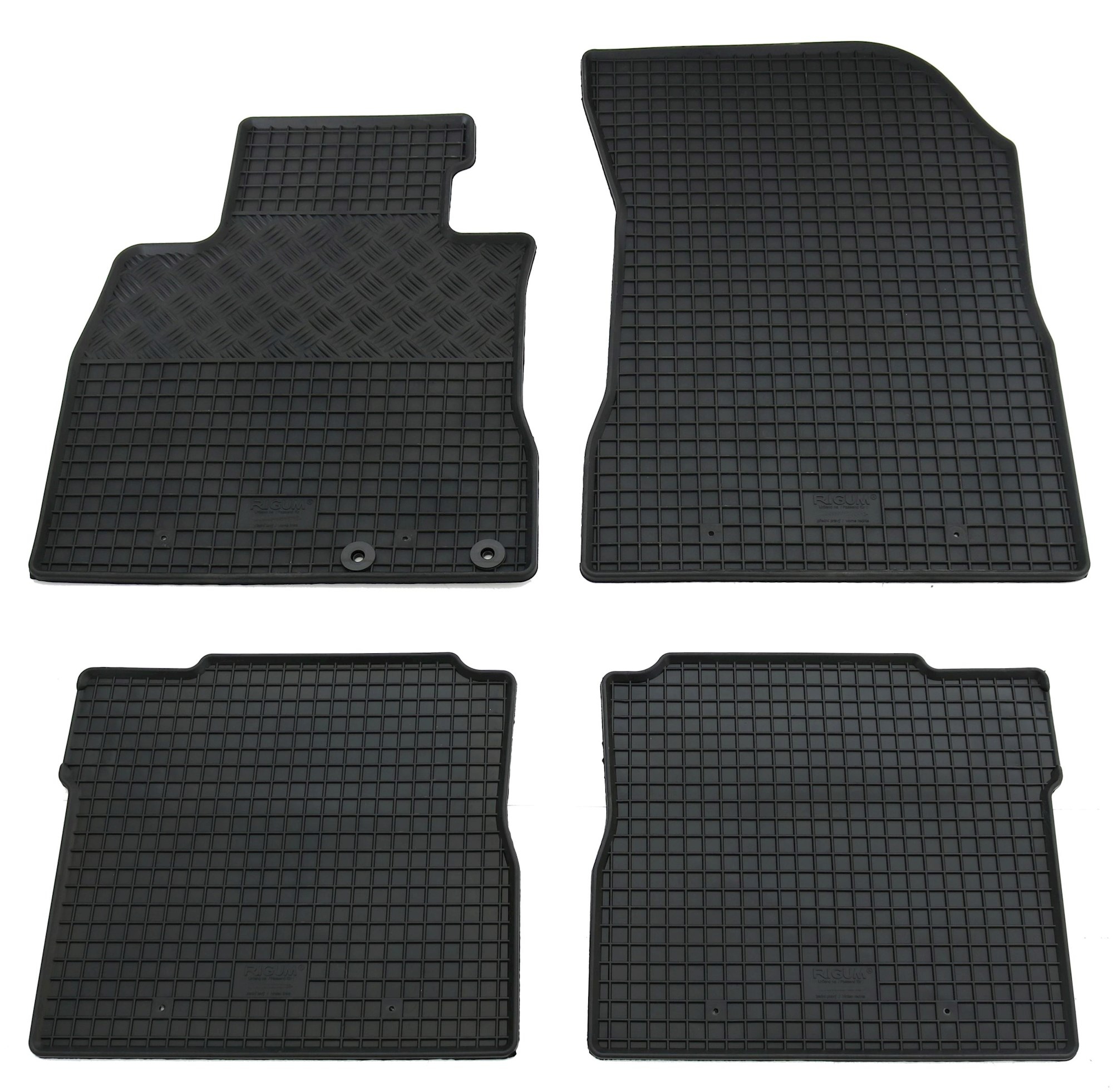 Gummi Fußmatten für Nissan Note 2