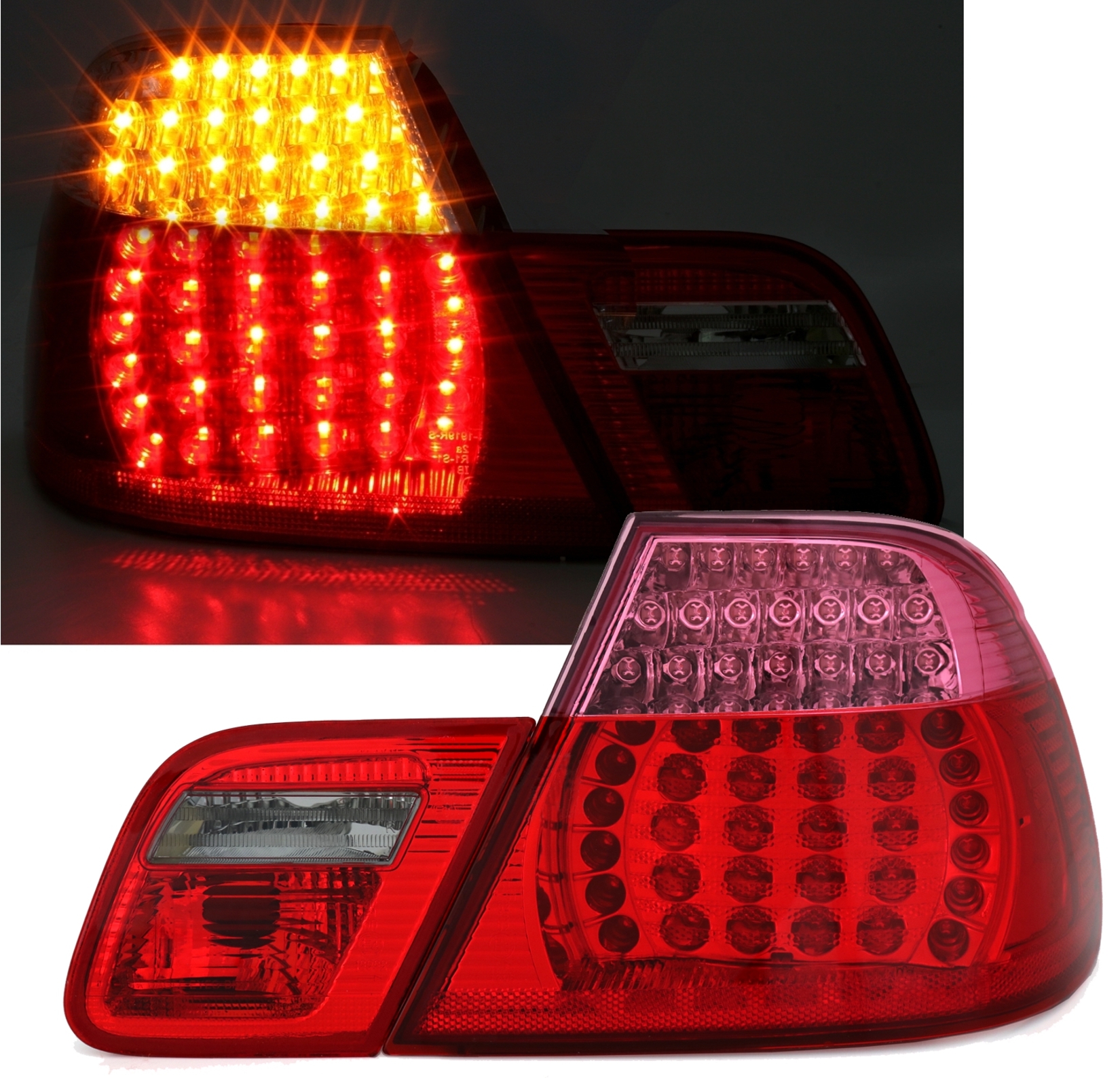 LED Rückleuchten für 3er BMW E46 in Rot