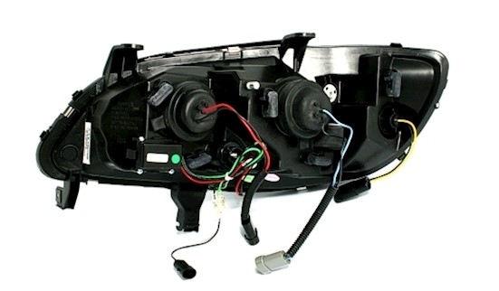 Scheinwerfer mit LED für Opel Zafira in Chrom     