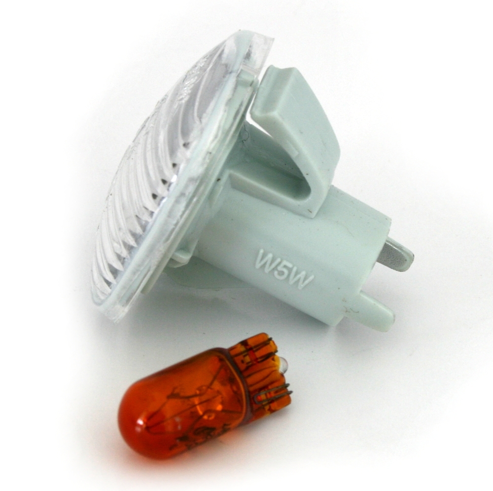 Seitenblinker für Audi A3 A4 A8 + Skoda in Weiß