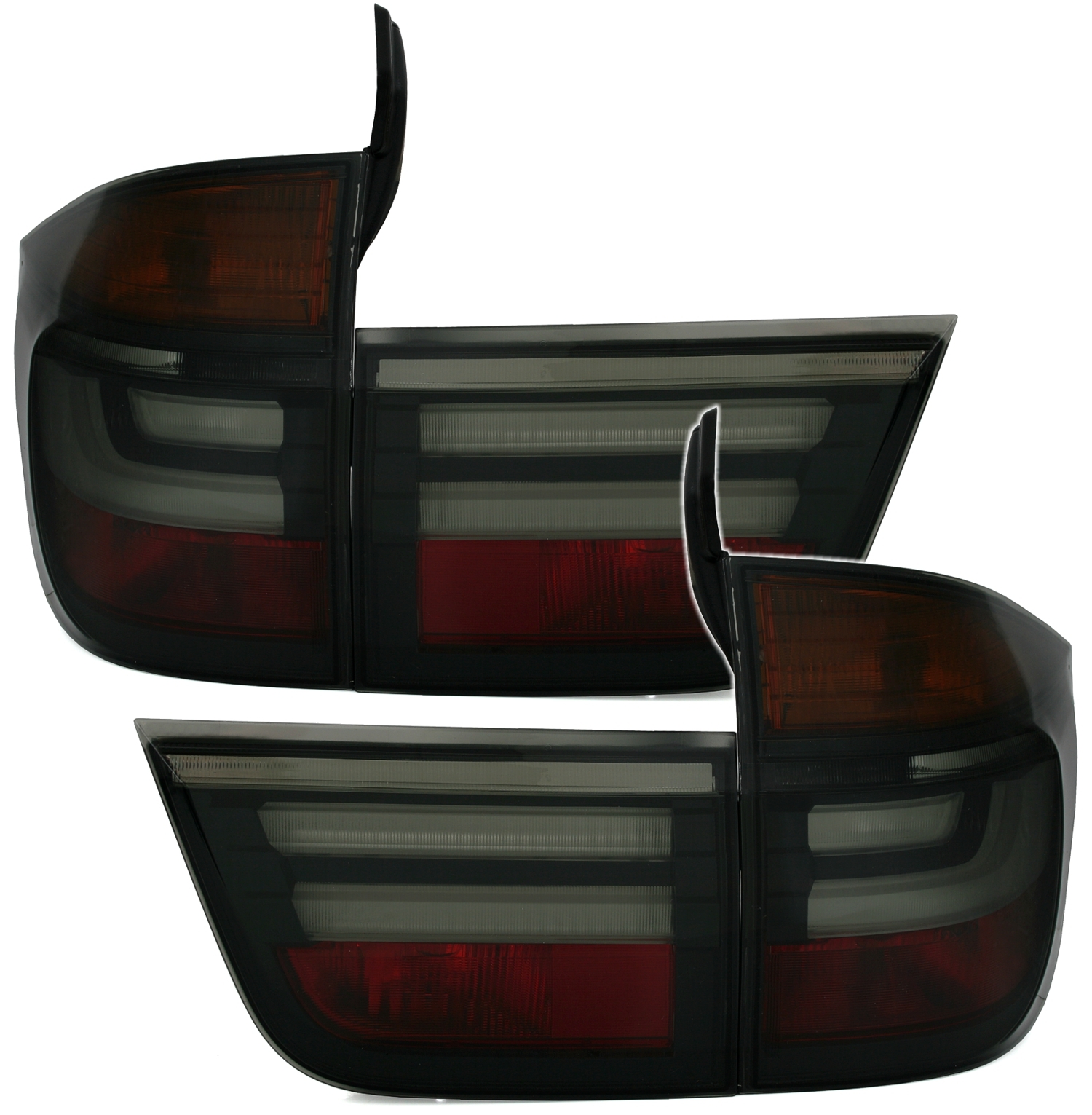 LED Rückleuchten für BMW X5 E70 in Schwarz