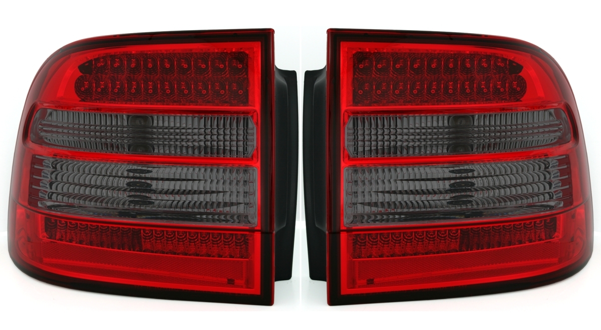 LED Rückleuchten für Porsche Cayenne in Rot-Smoke