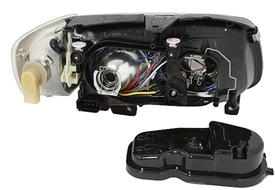 Angel Eyes Scheinwerfer für VW Polo 6N2 in Schwarz