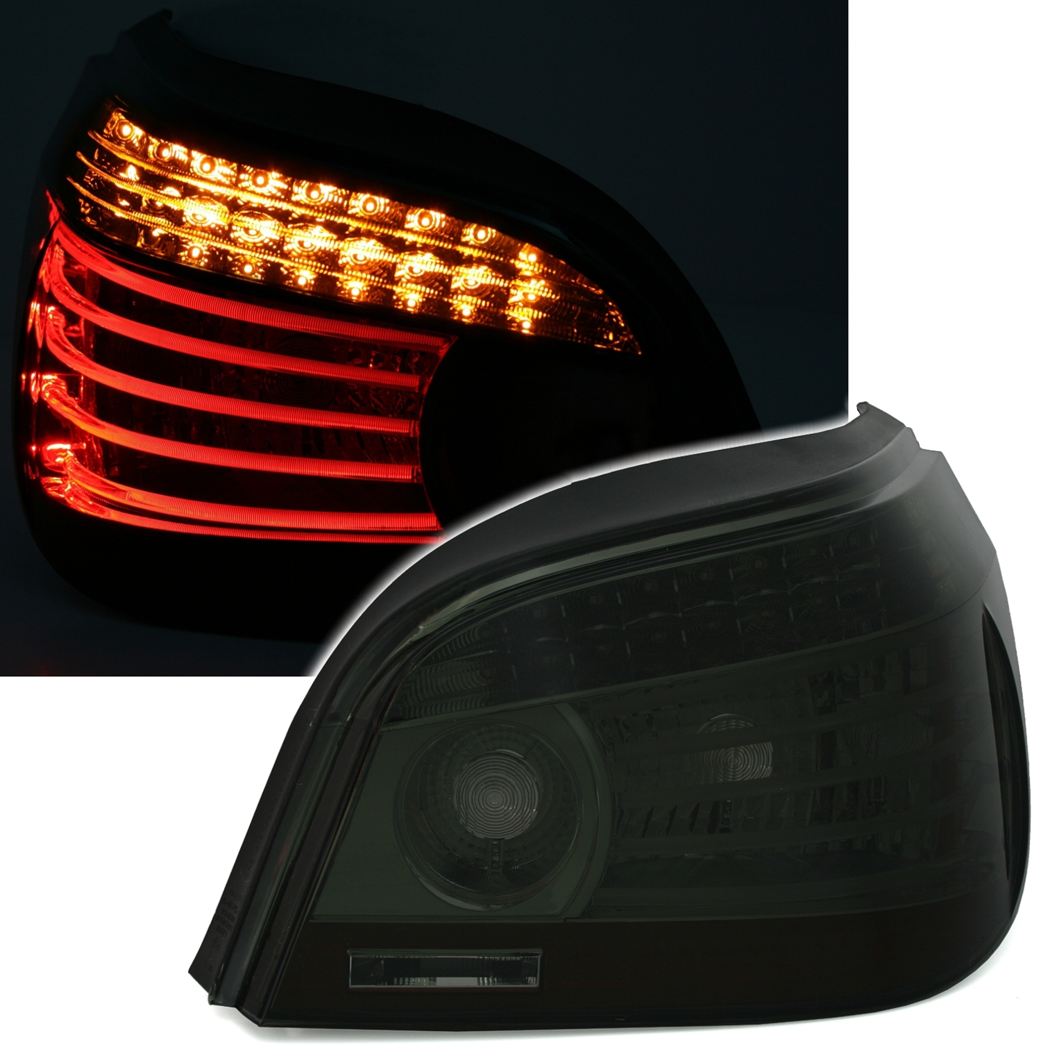 LED Rückleuchten Set für 5er BMW E60 in Smoke