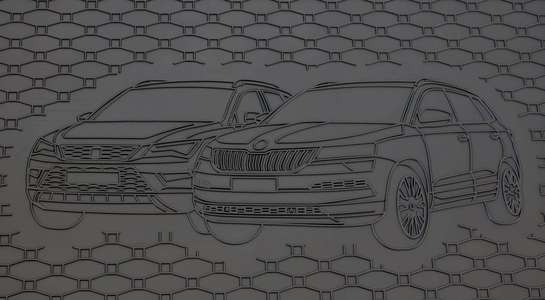 Kofferraumwanne für Seat Ateca Skoda Karoq 4x4