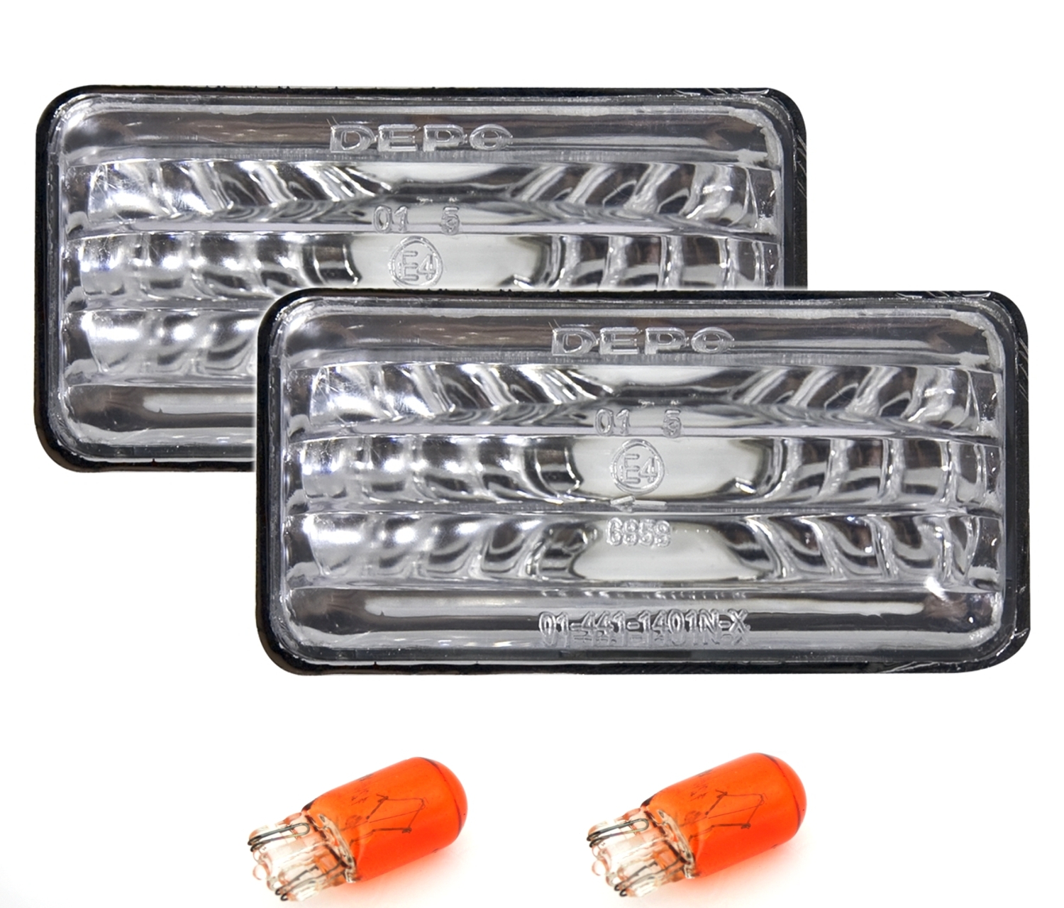 Seitenblinker für VW Golf 3 Vento Passat in Silber