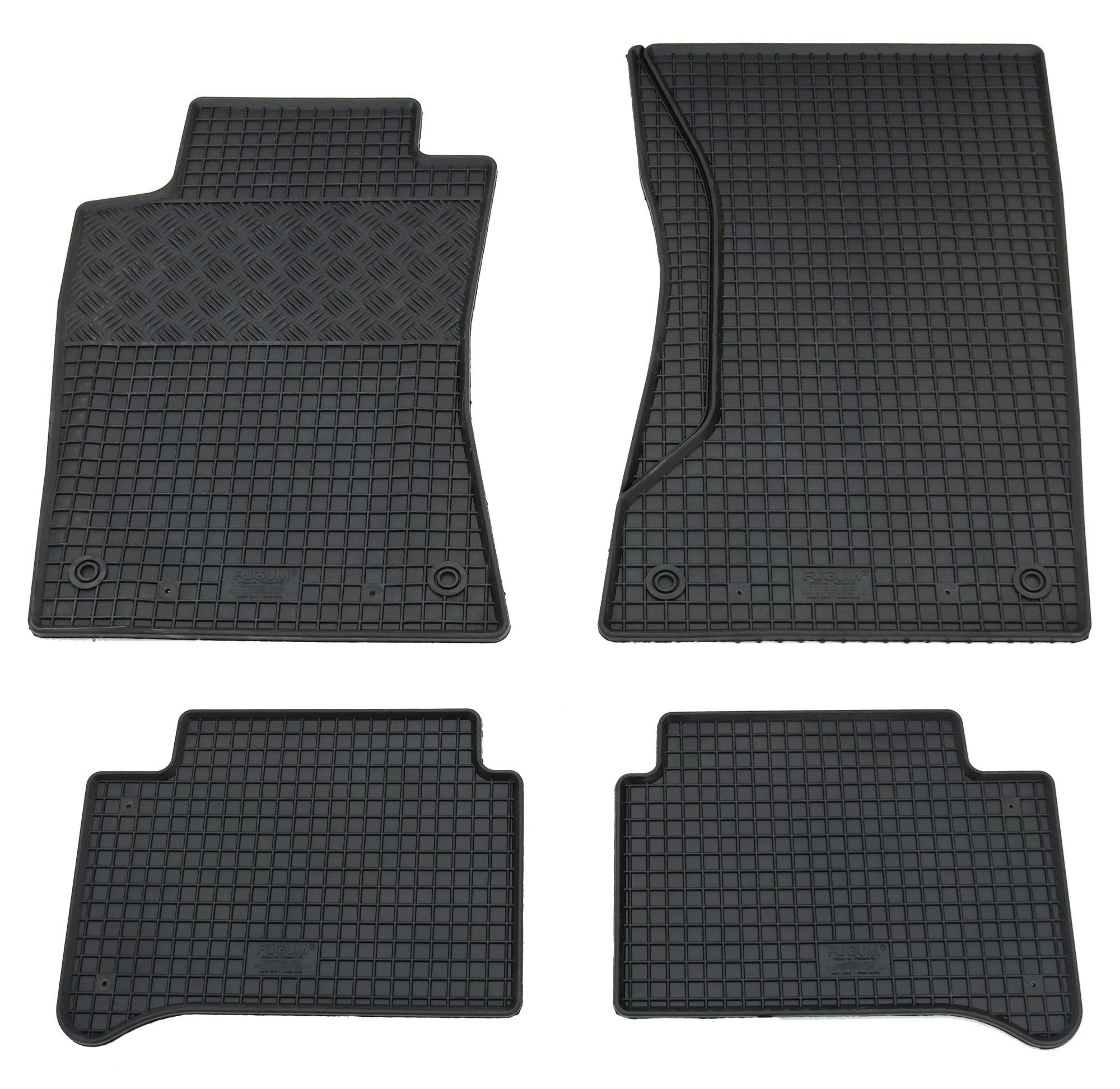 Gummi Fußmatten für Mercedes W211 E-Klasse