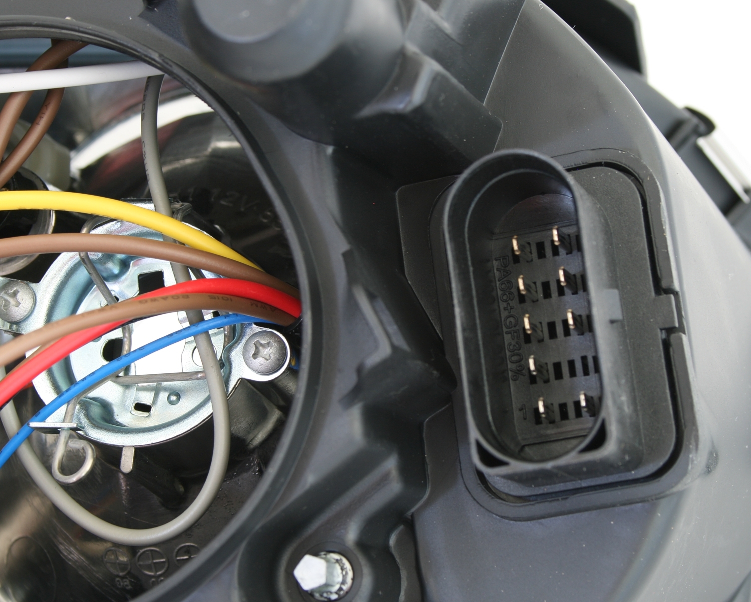 Scheinwerfer für VW Touran + Caddy 3 / links      