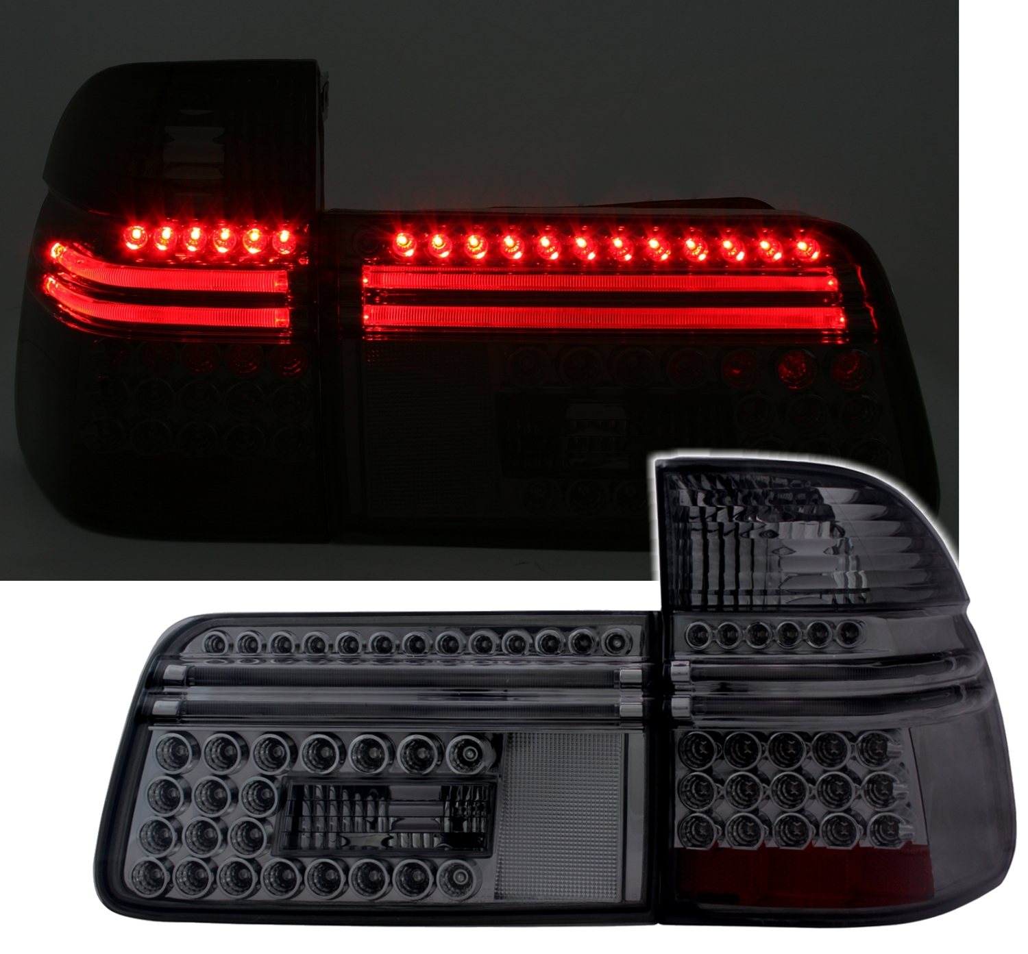 LED Rückleuchten für BMW E39 Touring in Smoke