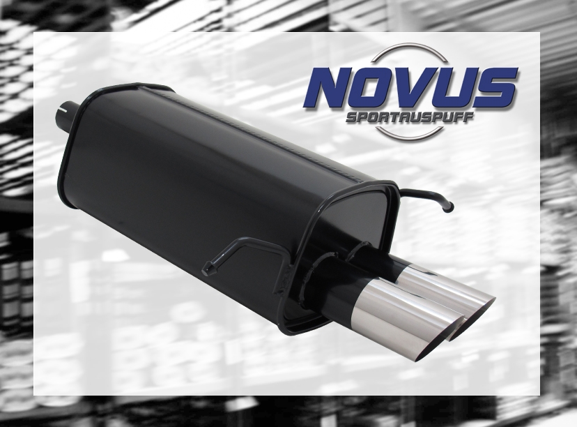 NOVUS ESD für MERCEDES C-Klasse 2x76mm MS-Design